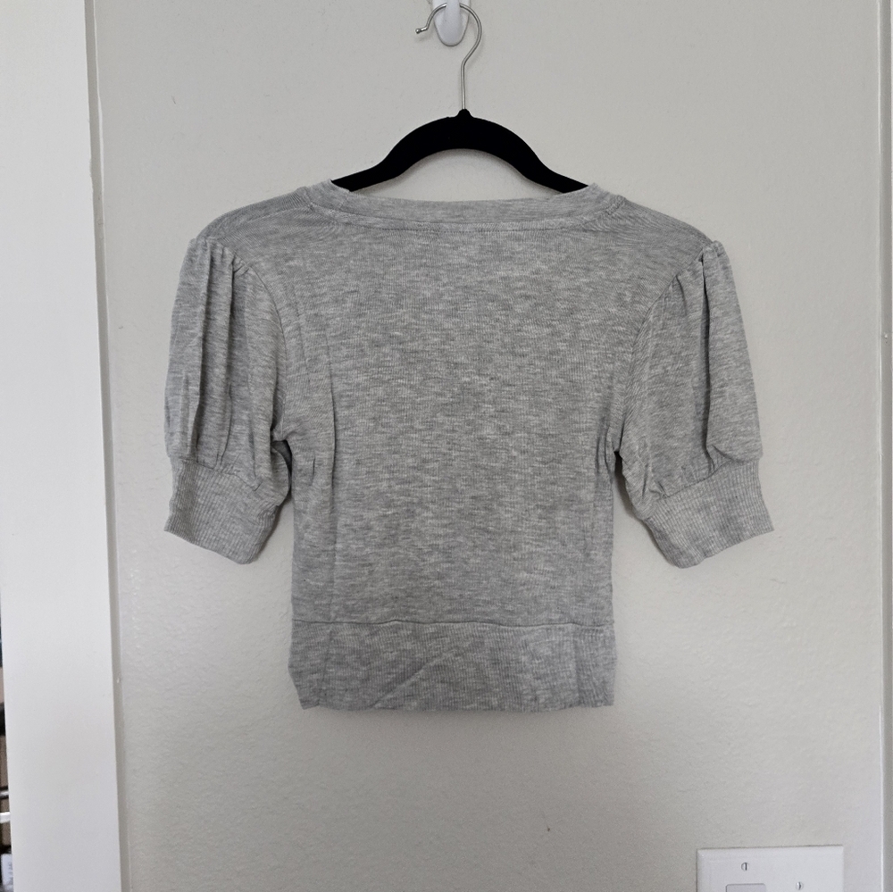 NWT Mono B Cropped Short Sleeved Top - Picture 4 of 4